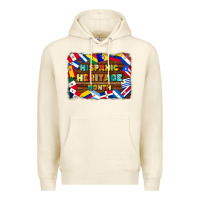 Sandshell hispanic heritage flags Premium Hoodie - BundleAndBundleShop