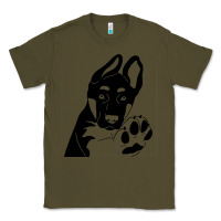 Army Green German Shepherd German Shepherd Puppy Classic Tee - trangStudio