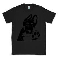 Black German Shepherd German Shepherd Puppy Classic Tee - trangStudio