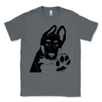 Charcoal Heather German Shepherd German Shepherd Puppy Classic Tee - trangStudio