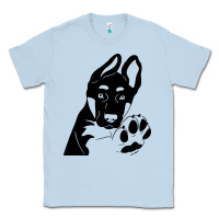 Dusty Blue German Shepherd German Shepherd Puppy Classic Tee - trangStudio