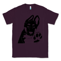 Plum German Shepherd German Shepherd Puppy Classic Tee - trangStudio