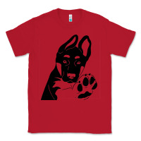 Red German Shepherd German Shepherd Puppy Classic Tee - trangStudio