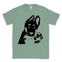 Sage German Shepherd German Shepherd Puppy Classic Tee - trangStudio