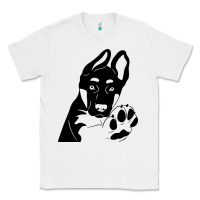 White German Shepherd German Shepherd Puppy Classic Tee - trangStudio