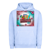 Pigment Grape Ice teacher life Urban Hoodie - AdoDesignShop
