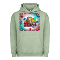 Pigment Oil Green teacher life Urban Hoodie - AdoDesignShop
