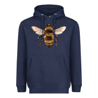 Navy bee Heavyweight Hoodie - Artiststas