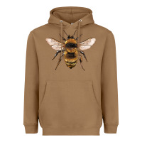 Toasted Coconut bee Heavyweight Hoodie - Artiststas