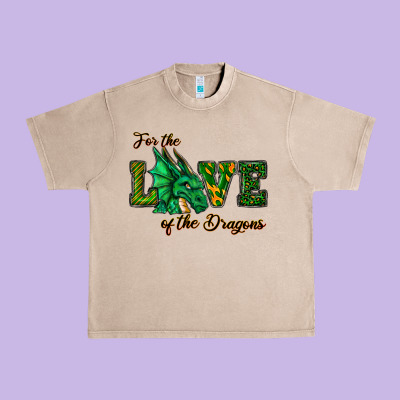 For The Love Of The Dragons Urban Heavy Tee Designed By Ranaportraitstore