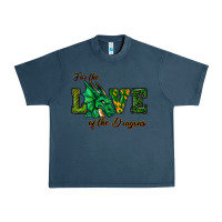 Midnight Navy For The Love Of The Dragons Urban Heavy Tee - RanaPortraitStore