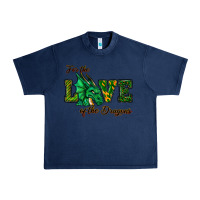 Navy For The Love Of The Dragons Urban Heavy Tee - RanaPortraitStore