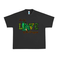 Pigment Black For The Love Of The Dragons Urban Heavy Tee - RanaPortraitStore