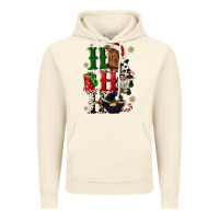 Vintage Artic ho ho ho heifer cow gnomies Vintage Hoodie - CowGirlArtShop