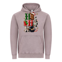 Vintage Zinc ho ho ho heifer cow gnomies Vintage Hoodie - CowGirlArtShop