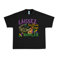 Black laissez les bons temps rouler Urban Heavy Tee - CowGirlArtShop
