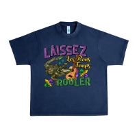 Navy laissez les bons temps rouler Urban Heavy Tee - CowGirlArtShop
