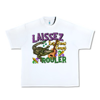 White laissez les bons temps rouler Urban Heavy Tee - CowGirlArtShop