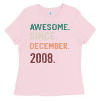 Bubblegum Pink Awesome Since December 2008 Ladies Tee - Bettercallsaul