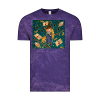 Cloud Purple wizard boy with mouse Vintage Tee - TumblerDesignByShophia
