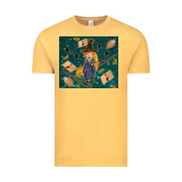 Vintage Mustard wizard boy with mouse Vintage Tee - TumblerDesignByShophia