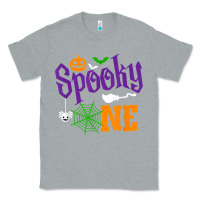 Heather Grey spooky one boy halloween 1st birthday matching family t shirt Classic Tee - trangStudio