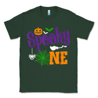 Sports Green spooky one boy halloween 1st birthday matching family t shirt Classic Tee - trangStudio