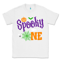 White spooky one boy halloween 1st birthday matching family t shirt Classic Tee - trangStudio
