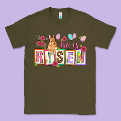 He Is Risen Classic Tee Designed By Nancycooperartshop