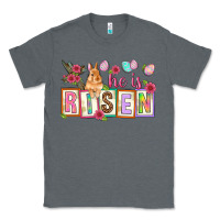 Charcoal Heather He is risen Classic Tee - NancyCooperArtShop