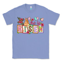 Colony Blue He is risen Classic Tee - NancyCooperArtShop
