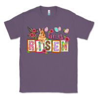 Lavender He is risen Classic Tee - NancyCooperArtShop