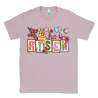 Lilac He is risen Classic Tee - NancyCooperArtShop