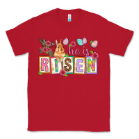 Red He is risen Classic Tee - NancyCooperArtShop