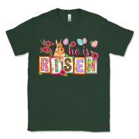 Sports Green He is risen Classic Tee - NancyCooperArtShop