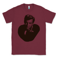 Burgundy Bobby Darin Classic Tee - trangStudio