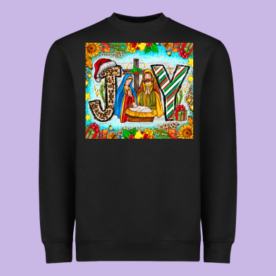 Joy Jesus Heavyweight Sweatshirt Designed By Cowhidedigitalart