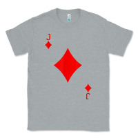 Heather Grey jack of diamond deck of cards halloween costume t shirt Classic Tee - trangStudio