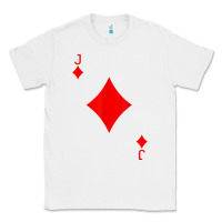 White jack of diamond deck of cards halloween costume t shirt Classic Tee - trangStudio