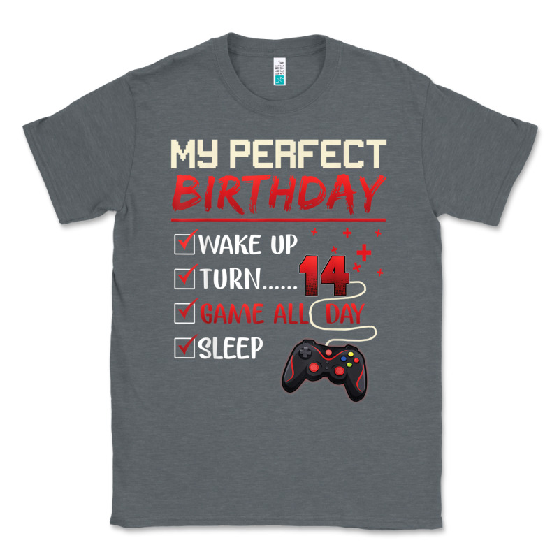 14 Year Old Gamer Gift Boy Teen 14th Perfect Birthday Gaming Classic Tee by trangStudio | Teevron