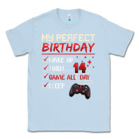Dusty Blue 14 Year Old Gamer Gift Boy Teen 14th Perfect Birthday Gaming Classic Tee - trangStudio
