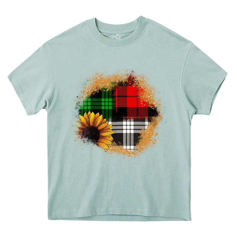 Sunflower Christmas Patch3 Heavy Core Tee by JahusDesignShop | Teevron