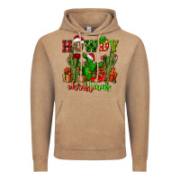Vintage Coffee howdy christmas with cactusses Vintage Hoodie - CowGirlArtShop