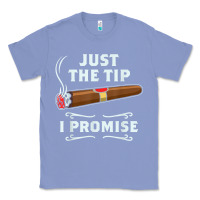 Colony Blue Just The Tip Cigar Smoker Gift Funny Cigar Smoking Classic Tee - trangStudio
