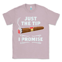 Lilac Just The Tip Cigar Smoker Gift Funny Cigar Smoking Classic Tee - trangStudio