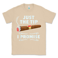 Mushroom Just The Tip Cigar Smoker Gift Funny Cigar Smoking Classic Tee - trangStudio