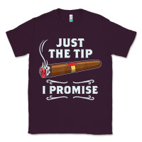 Plum Just The Tip Cigar Smoker Gift Funny Cigar Smoking Classic Tee - trangStudio