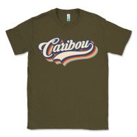 Army Green I Love Caribou City Usa Retro Vintage Classic Tee - trangStudio