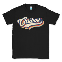 Black I Love Caribou City Usa Retro Vintage Classic Tee - trangStudio