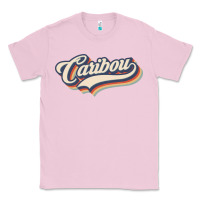 Bubblegum Pink I Love Caribou City Usa Retro Vintage Classic Tee - trangStudio